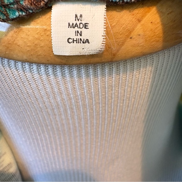 Coastal Beach Colorful Halter Maxi Sundress Sz M - Picture 10 of 12